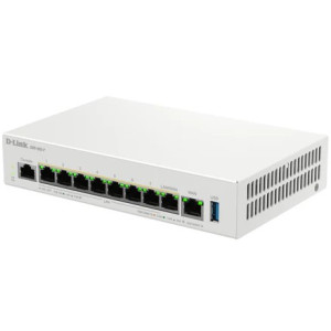 D-Link DBR-600-P Business Multi-Gig PoE+ Router, eight 2.5G PoE, 2.5G WAN, USB 5G/4G LTE backup